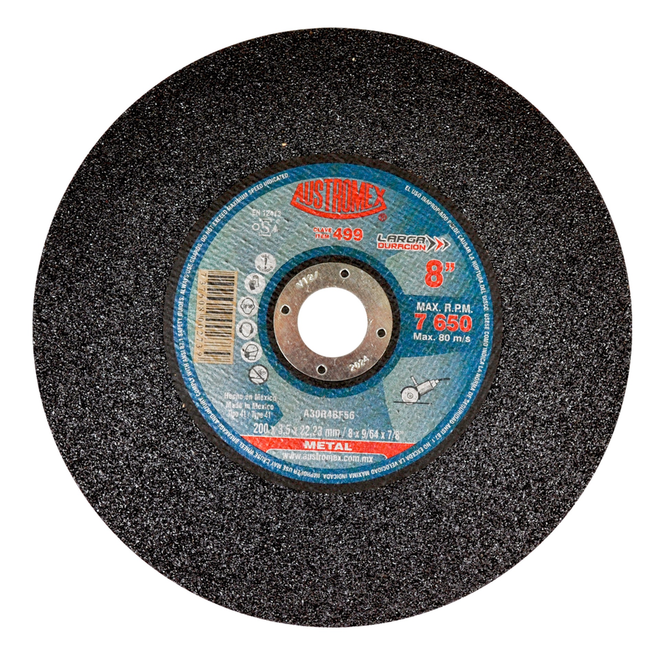DISCO ABRASIVO DE CORTE CLAVE 499