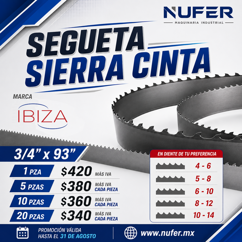 Oferta Especial en Seguetas IBIZA