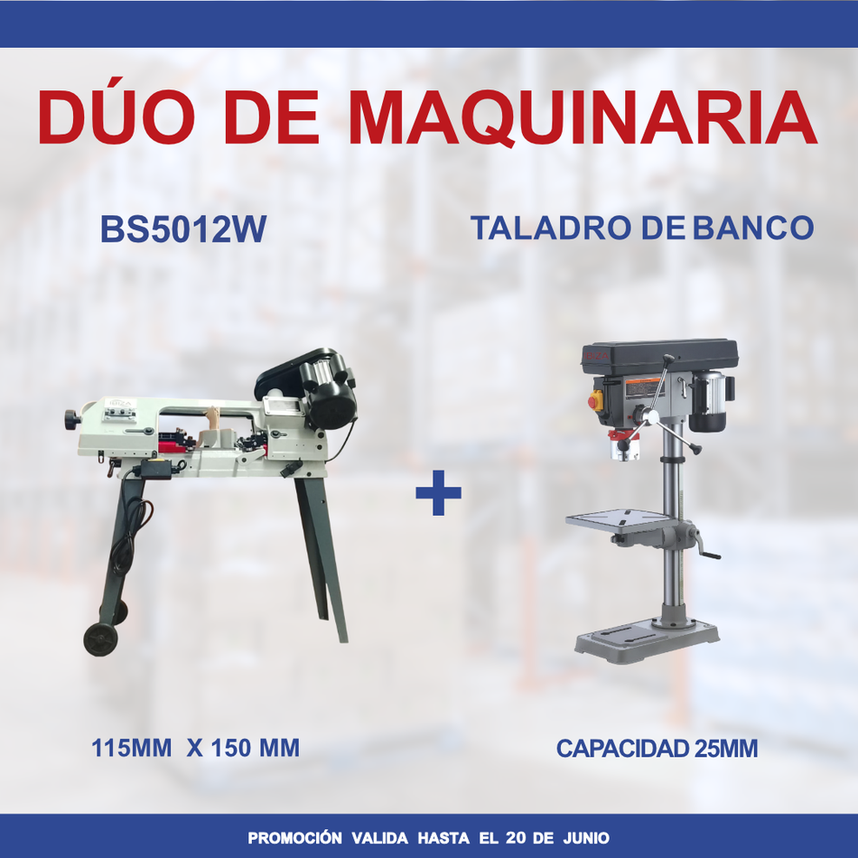 DÚO DE MAQUINARIA