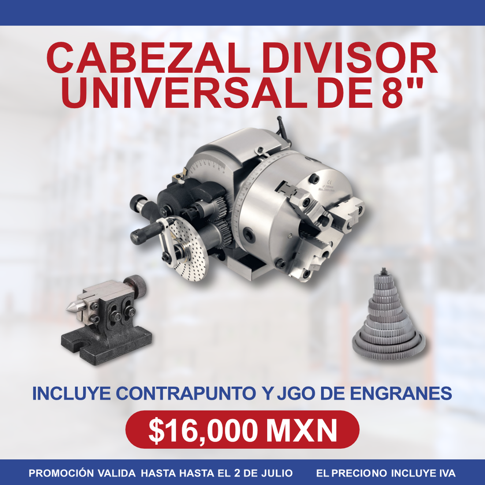 PRECISIÓN PARA TUS TRABAJOS DE MAQUINADO