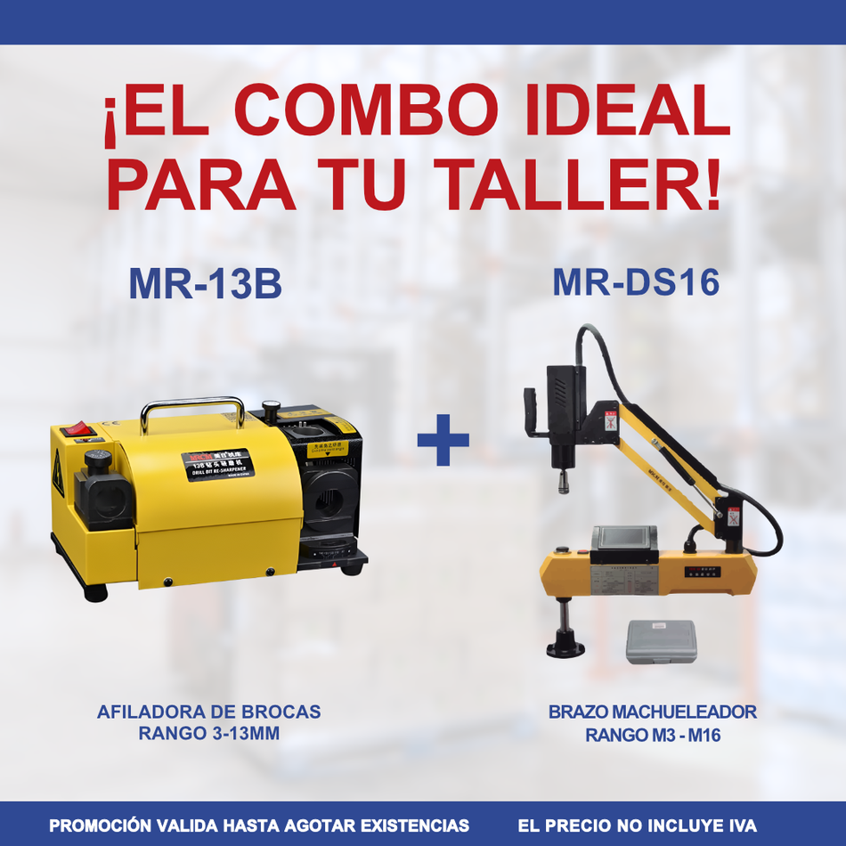 COMBO AFILADORA + BRAZO MACHUELEADOR